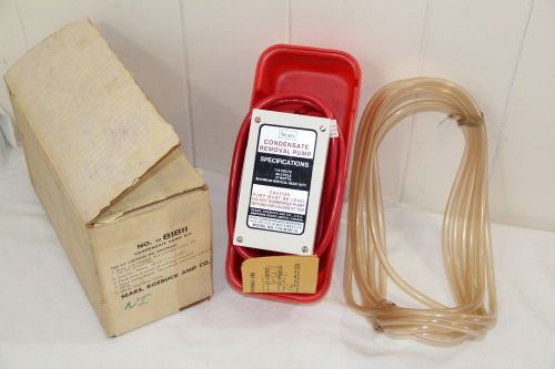 Vintage nos nib new sears 115v condensate removal pump 60 cycle with tubing for sale