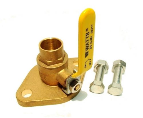 Watts 3/4&#034; brass isolation pump flange, valve, sweat, solder ipf-s-m1 for sale