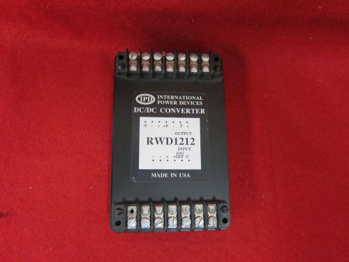 IPD International Power Device RWD 1212  DC / DC Converter