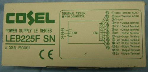 Cosel LEB225F, LE Series 5/24VDC power supply - NEW