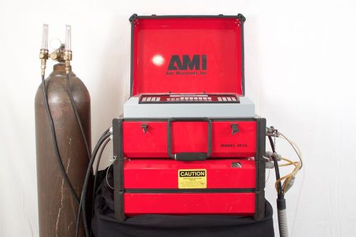Ami arc machines inc model 207a orbital fusion welder stainless steel w/ cooler for sale