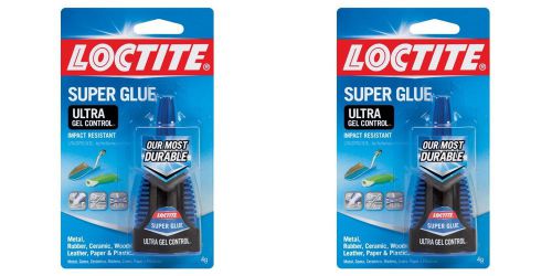 Loctite 1363589  bottle super glue ultra gel control adhesive .14oz  2 pack for sale