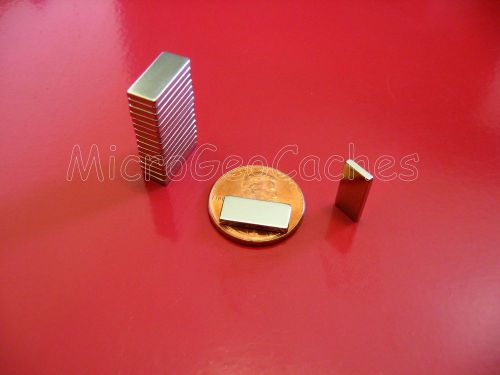 500 Neodymium Block Magnets 1/2 x 1/4 x 1/16 inch Strong Rare Earth Magnet Neo