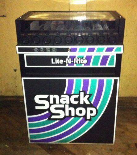 Snack Shop Lite-N-Rite Mechanical (9) Selection Snack Vending Machine