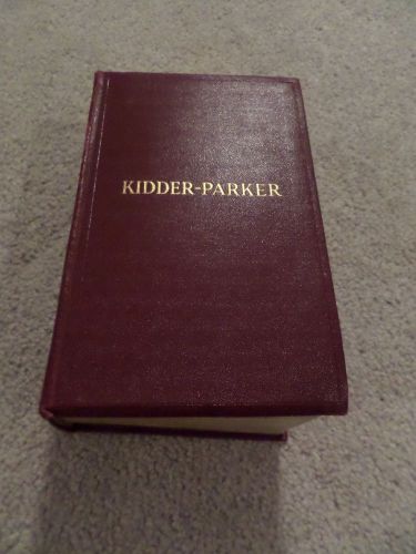 Kidder Parker Architects &amp; Builders Handbook 18th Edition