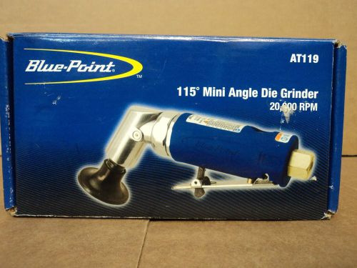 Blue Point Tools 115? Mini Angle Die Grinder 20.000 RPM AT119 Used 1/4&#034; Collet