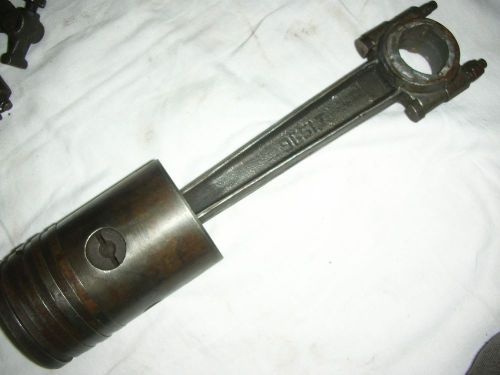 1 1/2 HP IHC Model M Hit &amp; Miss Gas Engine complete piston and rod 99 CENTS NR