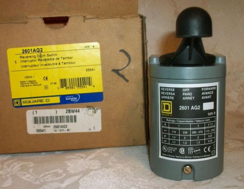 Square d 2601ag2 switch,drum reversing new in box for sale