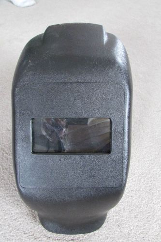 Preowned lincoln electric welding helmet 2&#034; x 4.25&#034; window area. for sale