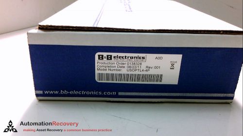 B&amp;B ELECTRONICS, USOPTL4-4P  ULINX-; USB SERIAL CONVERSION, NEW