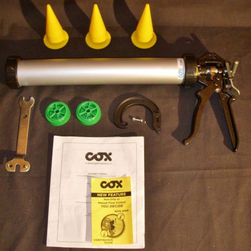 COX 15&#034; AVON 51001 SACHET/BULK CAULK GUN  NEW W/ TIPS, INSTRUCTIONS ++
