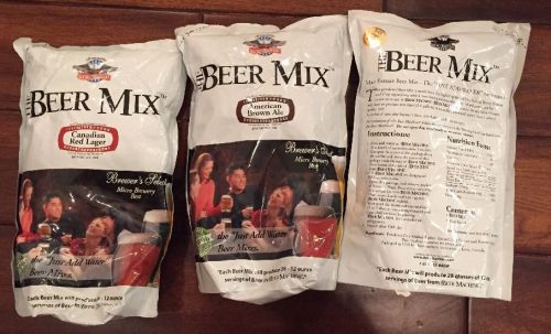 Beer Mix Variety Packs for Beer Machine Red &amp; Dutch Lager American Brown Ale