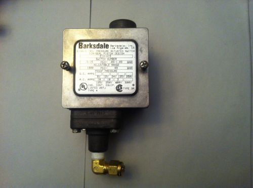 Barksdale E1H-H15, ECON-O-TROL Pressure Actuated Switch, 0.5-15PSI/0.03-1.03BAR