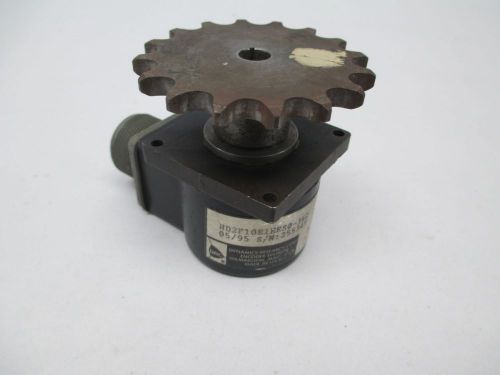 New drc hd2f10e1ees0-360 rotary 3/8in shaft encoder d301207 for sale