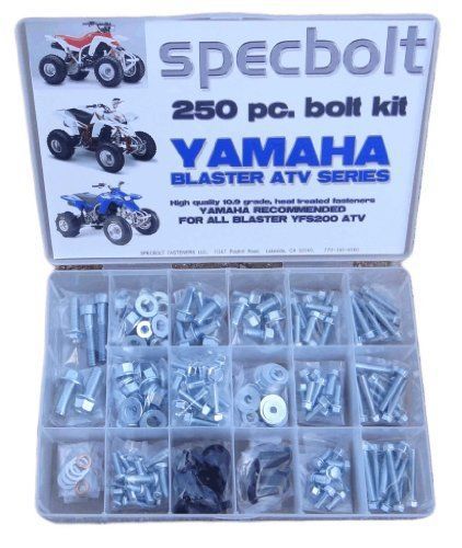 250pc Specbolt Yamaha Blaster Bolt Kit for Maintenance &amp; Restoration OEM Spec Fa