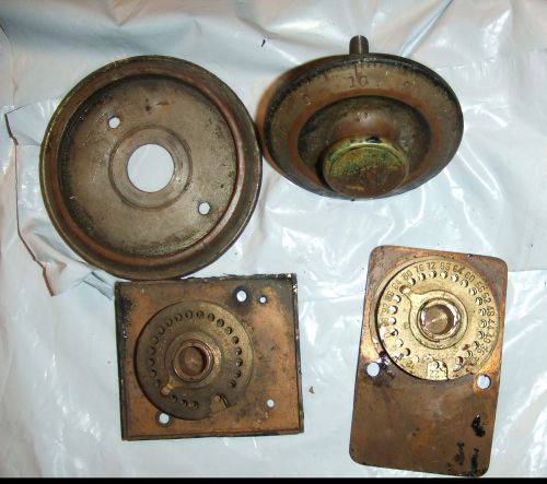Lot of Antique Safe Parts Remington &amp; Sherman, Inc Pat&#039;d 1880 - 1884