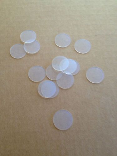 Virgin teflon clear discs .03&#034; thick .800&#034; diameter 100+ pieces for sale