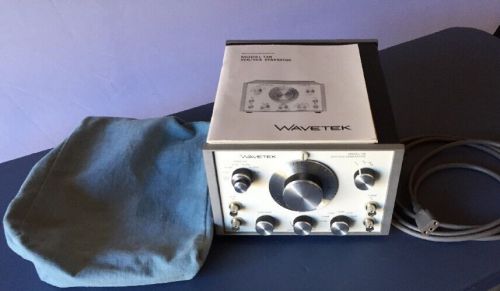 WAVETEK MODEL 136 VCG-VCA GENERATOR With Manual And Cover