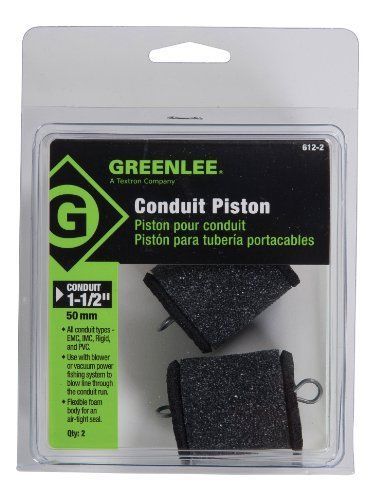 Greenlee 612-2 Piston For 1-1/2&#034; Conduit  2 Pack