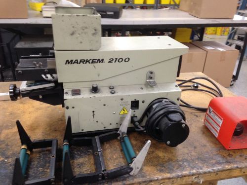 MARKEM 2100 PAD PRINTER parts or repair Used