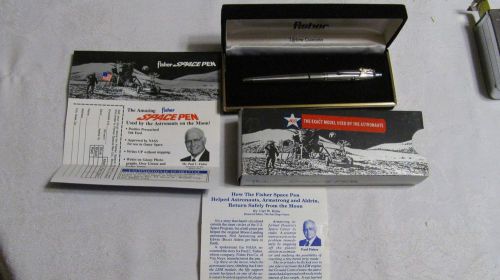 Genuine AG-7 Fisher Space Pen Black Ink Shuttle AG 7 AG7 Vintage Box