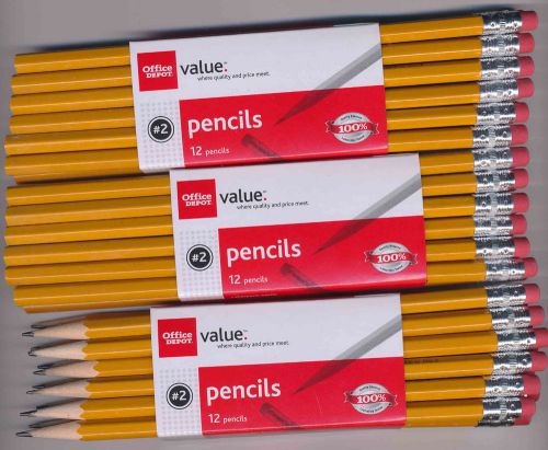 Office Depot #2 Wood Pencils 72 count