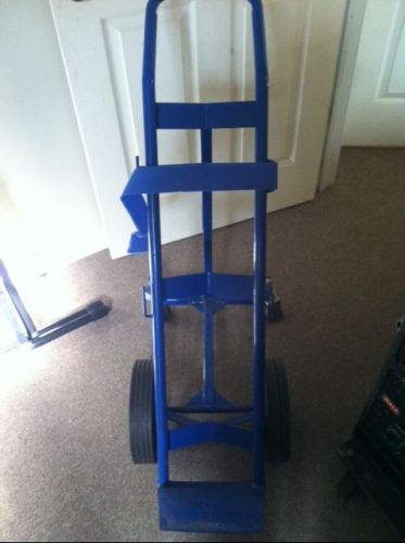 Conwin Cylinder Hand Truck 4 Wheel Mobile Cart With Panel Tray