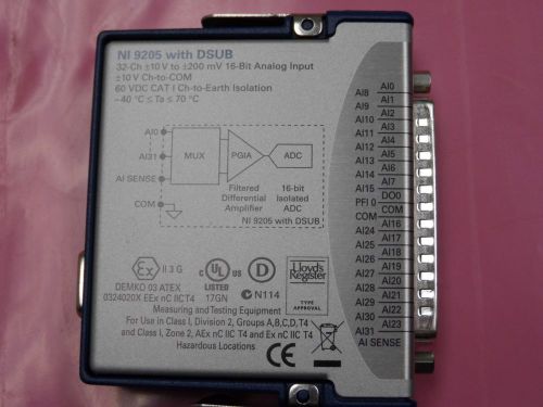 National Instruments NI 9205 with DSUB 190315H-01