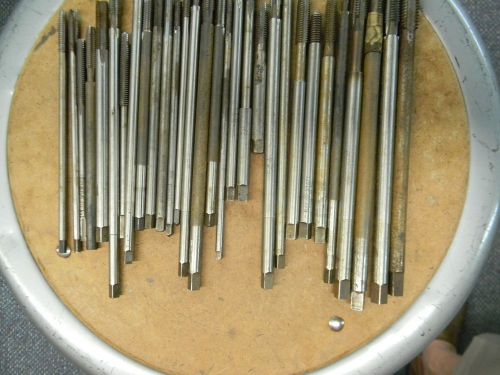 Morse, Bay State, Vermont and R &amp; N Tap 30 pieces Various sizes and lengths