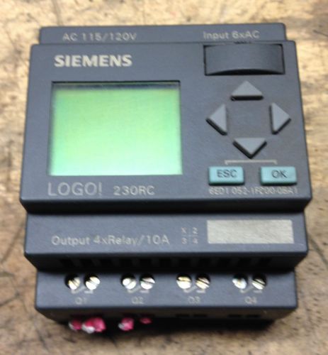 Siemens logo! 230rc 6ed1 052-1fb00-0ba1 voltage:ac/dc 115-240v for sale