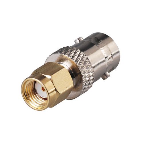 Bnc-sma bnc jack to rp sma plug (female pin) straight rf coax adapter connector for sale