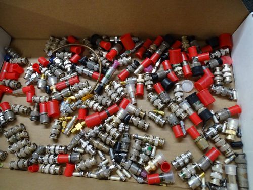 Lot of 115+ Microwave RF Connectors Filters Coaxial SMA BNC