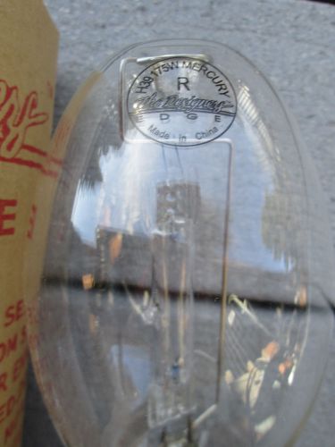 Mercury  vapor bulb clear  175 watt h39  in packaging designer edge for sale