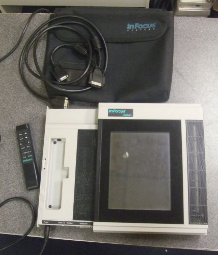 InFocus PanelBook 550 LCD Projection Panel with Remote, Power Supply, Case