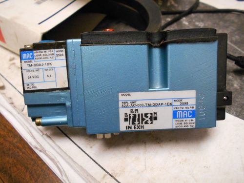 NEW MAC SOLENOID VALVE 82A-AC-000-TM-DDAP-1DK