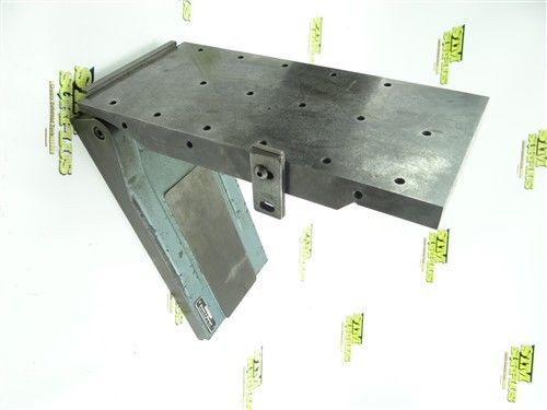 BROWN &amp; SHARPE 6&#034; x 12&#034; PRECISION SINE PLATE FIXTURE W/ TAPPED TABLE 925-00