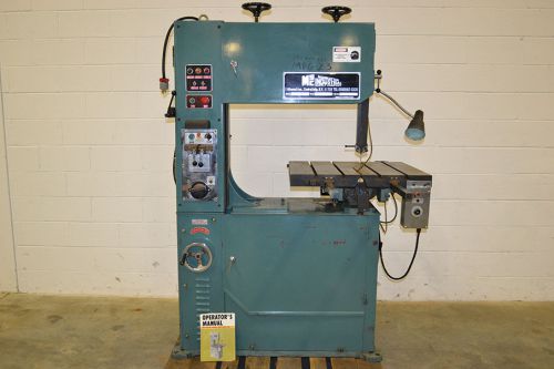 Msc 951470 28&#034; throat variable vertical band saw w/ power table feed for sale
