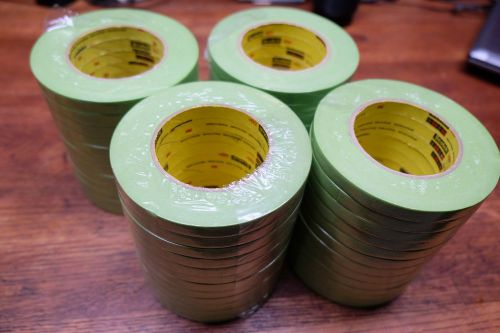 48 Roll Lot Green 1/2&#034; Scotch 3M Painters Tape (4 Sleeves) NEW LOT