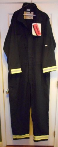 Topps Safety Apparel Fire Fighting Black Jump Suit 60R  3/07