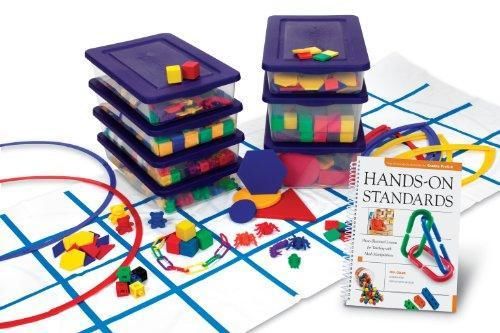 Learning resources hands-on standards handbook &amp; kit bundle gr prek -k ler5333 for sale