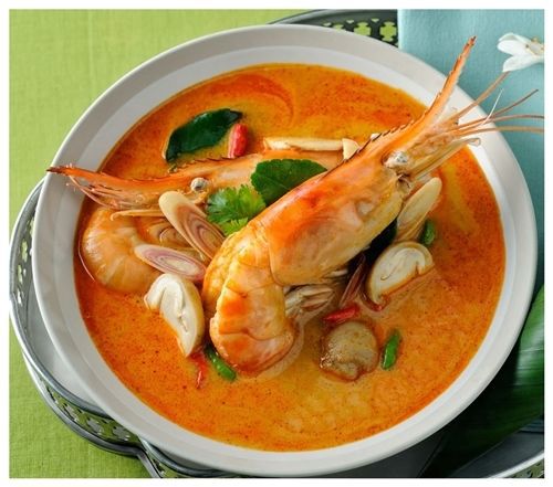 06 Thai Food Cuisine Recipe Tom Yum Koong Spicy DIY Taste Delivery FREE SHIPPING