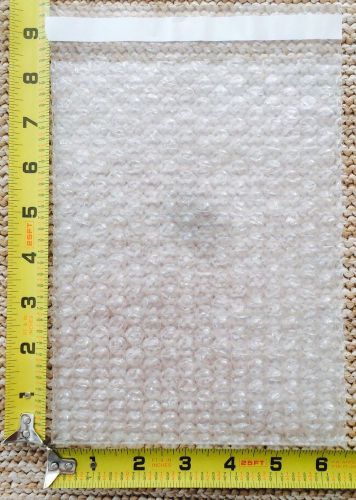 25 6.25x8.5 clear self-sealing bubble out pouches/bubble wrap bags 6 1/4 x 8 1/2 for sale
