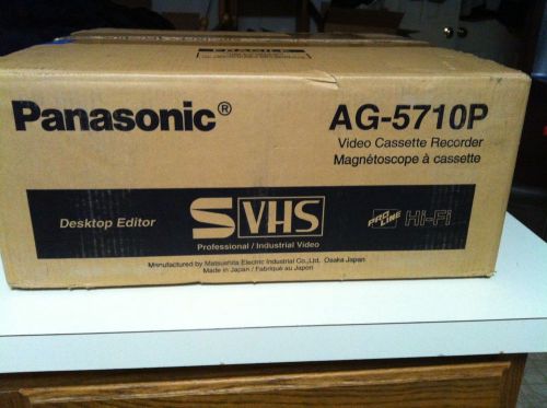 Panasonic ag-5710p video cassette recorer for sale