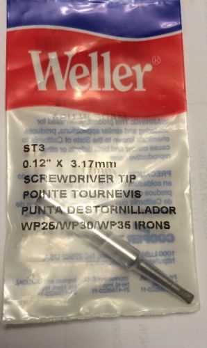 Original Weller ST3 Solder Soldering Tip for models WP25, WP30, WP35, WLC100 New