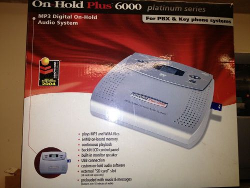 On-Hold plus 6000 Mp3 Audio system NO RESERVE