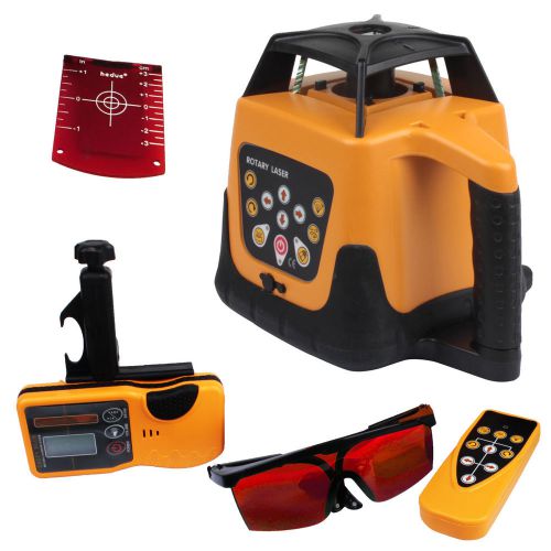 Automatic self-leveling 500m range red beam rotary/rotating laser level kit for sale