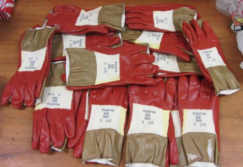 12 Pair Ansell Nitrasafe Kevlar Coated Cut Resistant Gloves Size 9