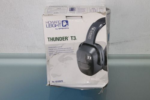 New Howard Leight by Sperian Thunder T3 Ear Muffs NRR 30 #1010970 RB #1 #24