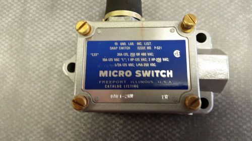 2 Micro Switch A Honeywell Division BAF1-2RN-LH