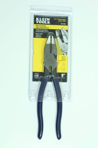 KLEIN TOOLS D213-9NE HIGH LEVERAGE SIDE CUTTING PLIERS MADE IN USA NIB